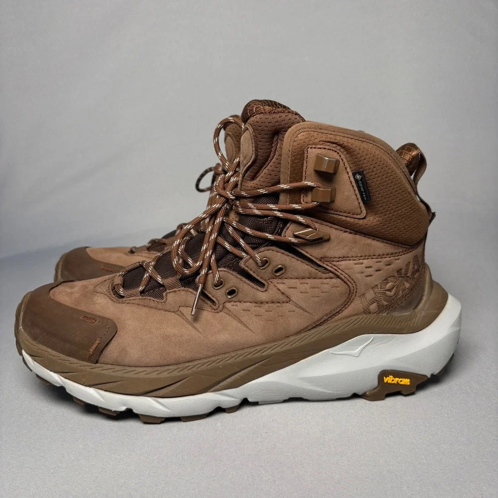 Hoka Anacapa Mid GTX Brown Gore-Tex Waterproof Hiking Boots Mens 8.5 1122018